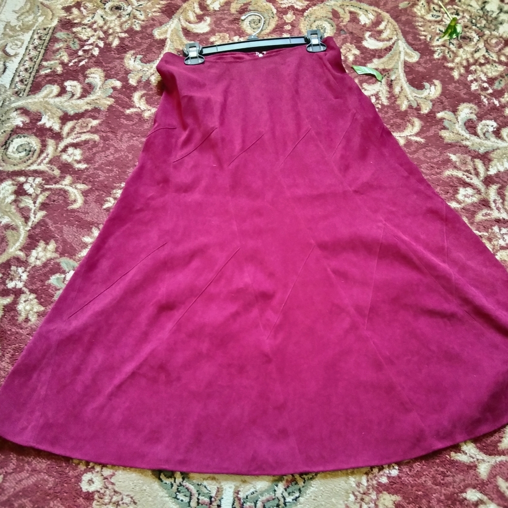 Christopher & Banks Rich Pink A-Line Skirt